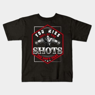 You Miss 100% Of The Shots You Don't Take | Motivational & Inspirational | Gift or Present for Gym Lovers Kids T-Shirt